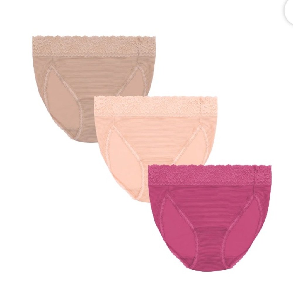 💜VanityFair RadiantCollection Women's Light and Luxe Underwear 3packSize:3XL(10)